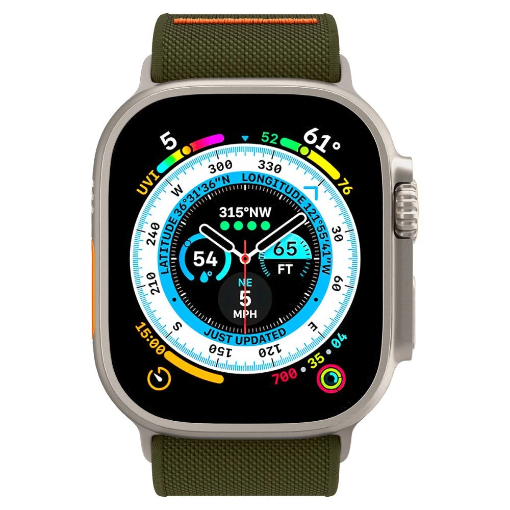 Spigen Fit Lite Ultra Strap for Apple Watch 4 / 5 / 6 / 7 / 8 / SE / Ultra (42/44/45/49 mm) - Greeneng