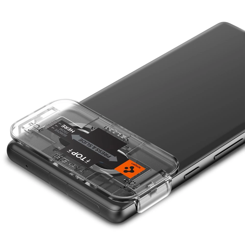 Spigen Glas.tR EZ Fit Optik Camera Protector for Google Pixel 7A - Black 2 pcs.eng