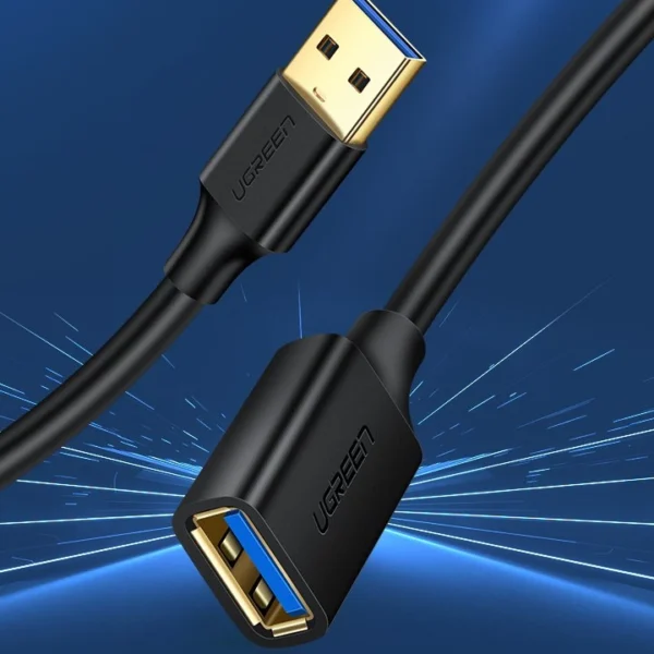 Ugreen cable extension cable USB 3.0 (female) - USB 3.0 (male) adapter 1m black (10368)eng