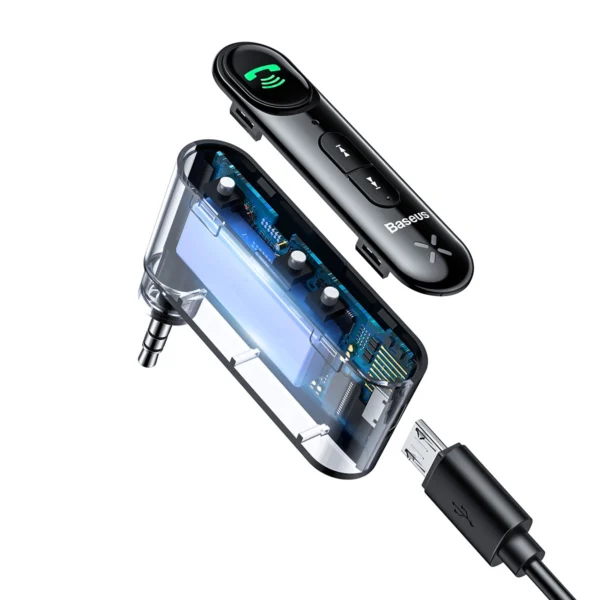 Baseus BSBA-02 (Overseas Edition) Bluetooth AUX transmitter - blackeng