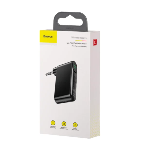 Baseus BSBA-02 (Overseas Edition) Bluetooth AUX transmitter - blackeng