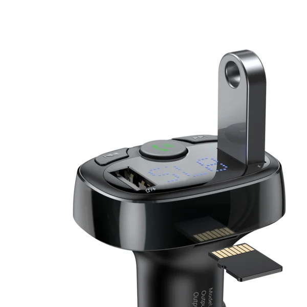 Bluetooth transmitter / car charger Baseus S-09A (Overseas Edition) - blackeng