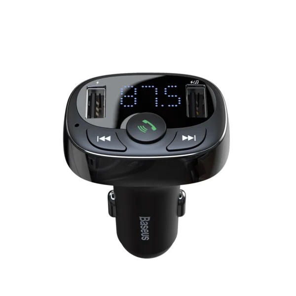 Bluetooth transmitter / car charger Baseus S-09A (Overseas Edition) - blackeng