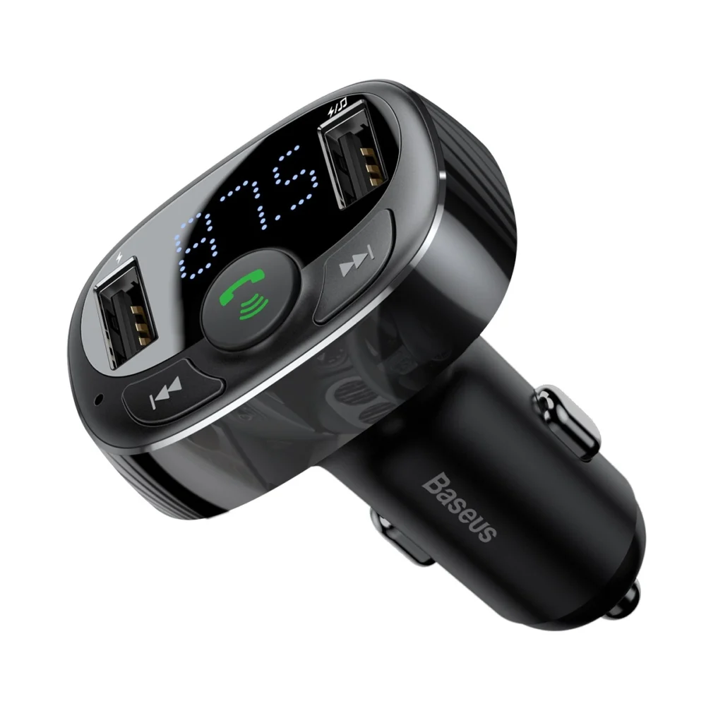 Bluetooth transmitter / car charger Baseus S-09A (Overseas Edition) - blackeng