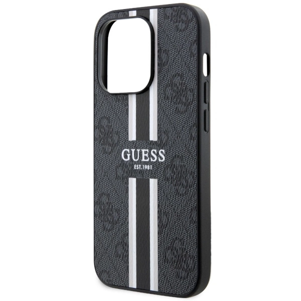 Guess GUHMP14LP4RPSK iPhone 14 Pro 6.1" black/black hardcase 4G Printed Stripes MagSafeeng