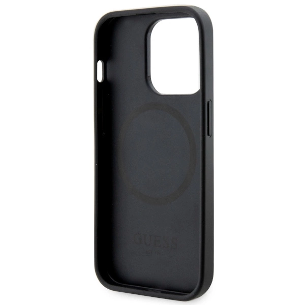 Guess GUHMP14LP4RPSK iPhone 14 Pro 6.1" black/black hardcase 4G Printed Stripes MagSafeeng