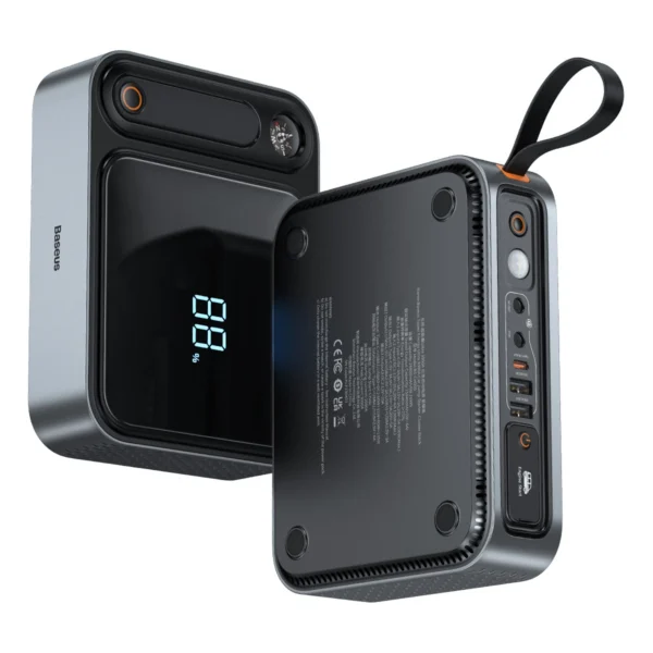 Jump starter Baseus Super Energy Ultra 3000A with power bank 26800 mAh - blackeng