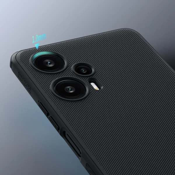 Xiaomi Redmi Note 12 Turbo / Xiaomi Poco F5 Armored Case Nillkin Super Frosted Shield Pro Armored Cover - Blackeng