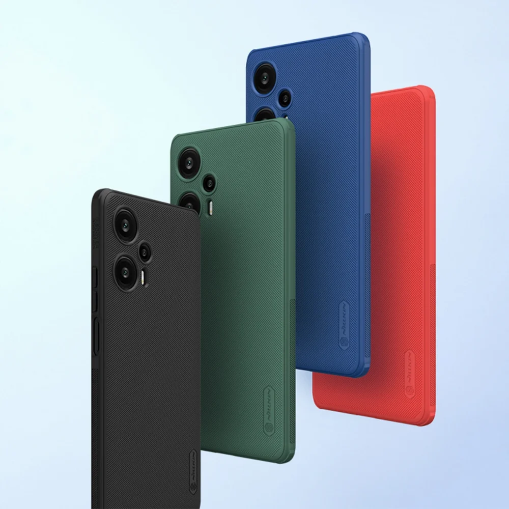 Xiaomi Redmi Note 12 Turbo / Xiaomi Poco F5 Armored Case Nillkin Super Frosted Shield Pro Armored Cover - Blackeng