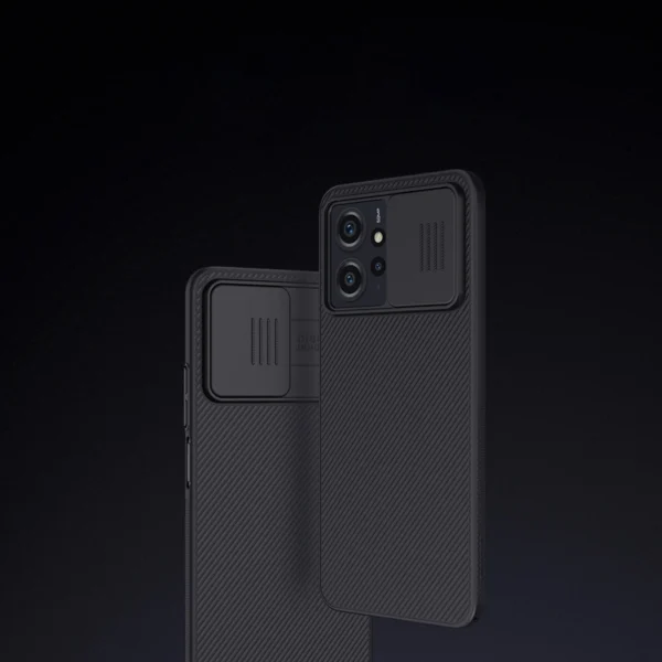 Xiaomi Redmi Note 12 Armored Case with Nillkin CamShield Case - Blackeng