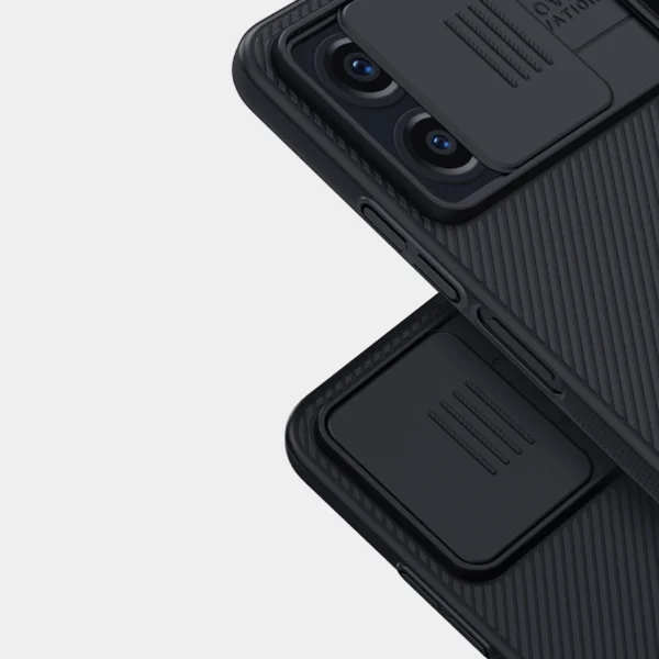 Xiaomi Redmi Note 12 Armored Case with Nillkin CamShield Case - Blackeng