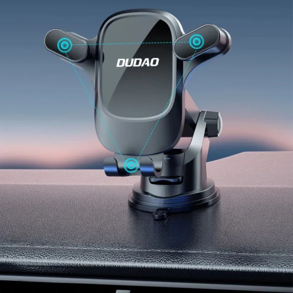 Car phone holder for Dudao F5Pro cockpit - blackeng