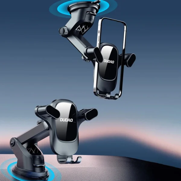 Car phone holder for Dudao F5Pro cockpit - blackeng