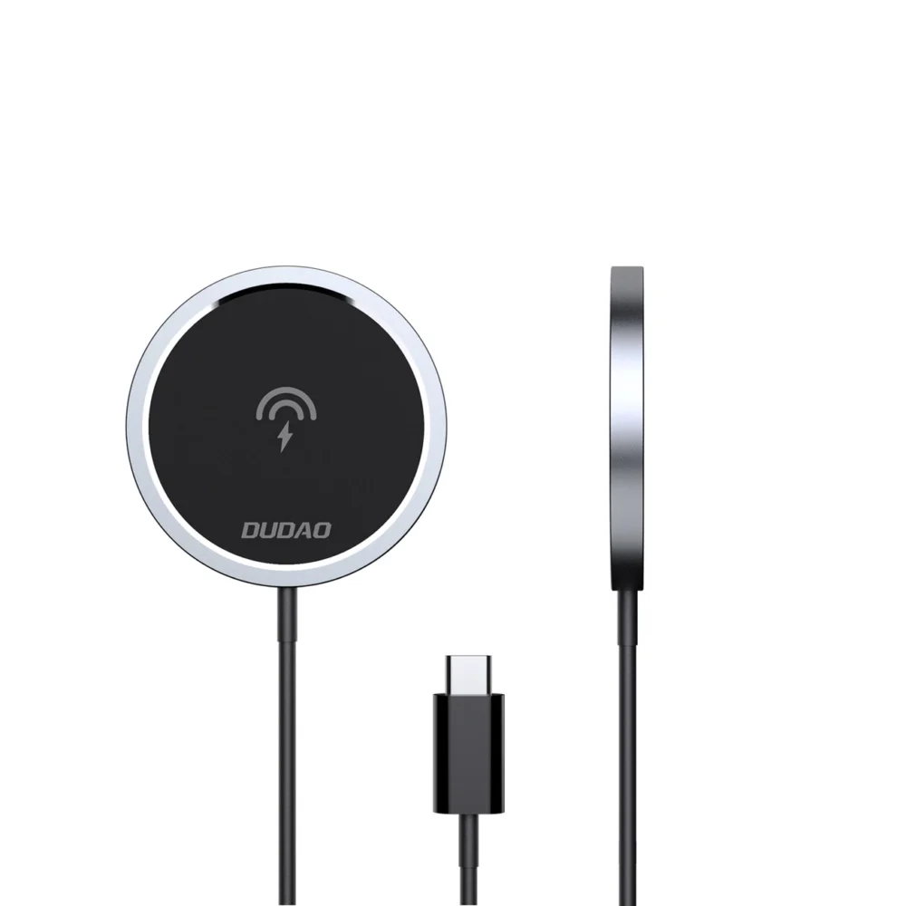 Dudao MagSafe 15W inductive charger - blackeng