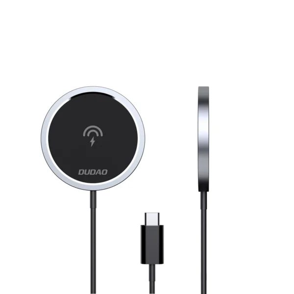 Dudao MagSafe 15W inductive charger - blackeng