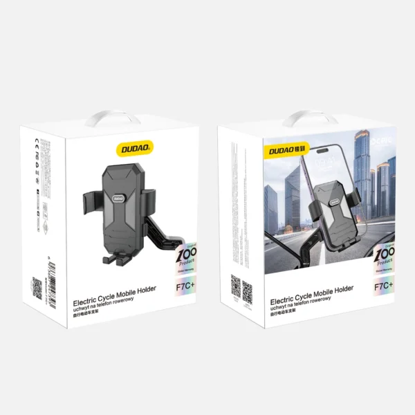 Dudao F7C+ bicycle / motorcycle phone holder - blackeng