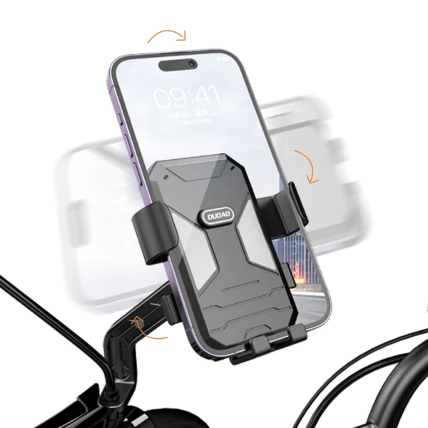 Dudao F7C+ bicycle / motorcycle phone holder - blackeng