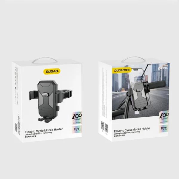 Bicycle / motorcycle phone holder Dudao F7C - blackeng