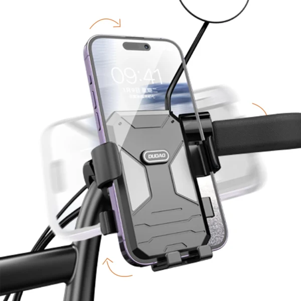 Bicycle / motorcycle phone holder Dudao F7C - blackeng