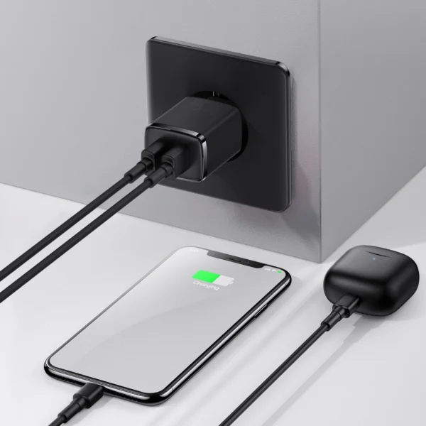 [RETURNED ITEM] Baseus Compact charger 2x USB 10.5W black (CCXJ010201)eng