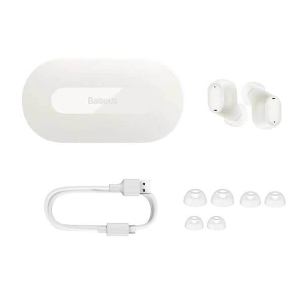Baseus Bowie EZ10 TWS Bluetooth 5.3 wireless headphones - whiteeng
