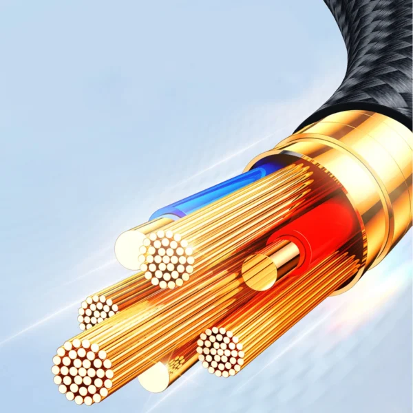Joyroom Multi-Use Series S-A18 4in1 USB-A - USB-C / USB-C / Lightning / micro USB cable 1.2m - blackeng