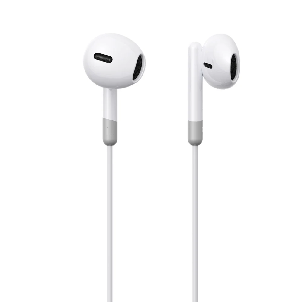 Joyroom JR-EW01 in-ear wired mini jack headphones with remote control - whiteeng