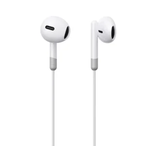 Joyroom JR-EW01 in-ear wired mini jack headphones with remote control - whiteeng