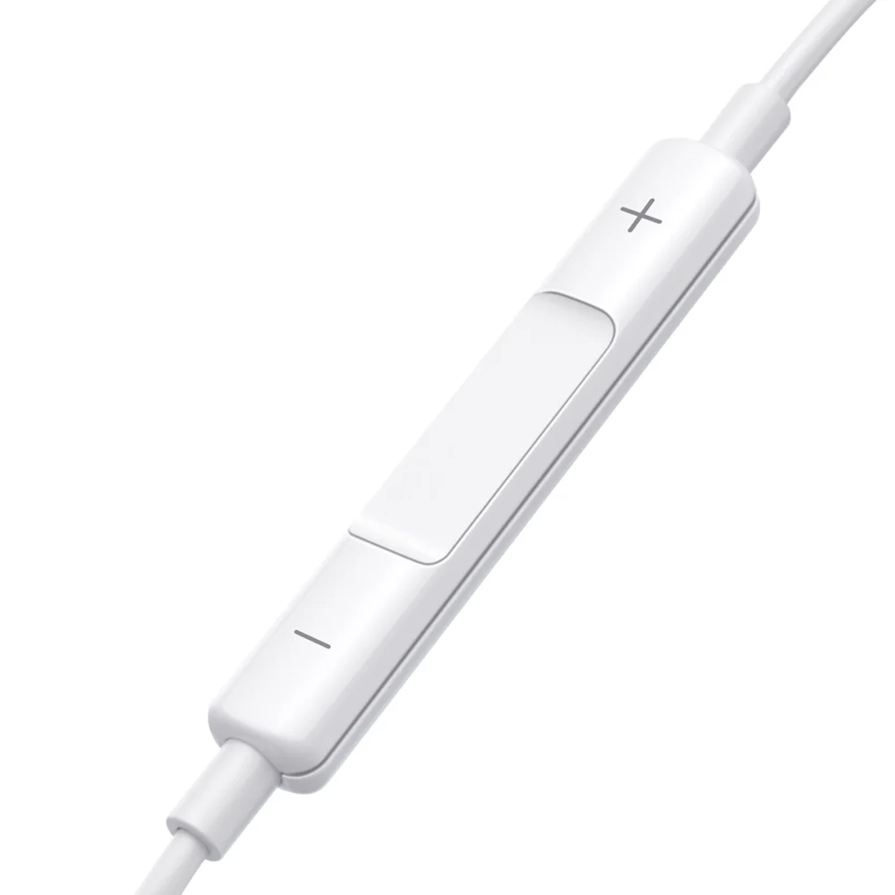 Joyroom JR-EW01 in-ear wired mini jack headphones with remote control - whiteeng