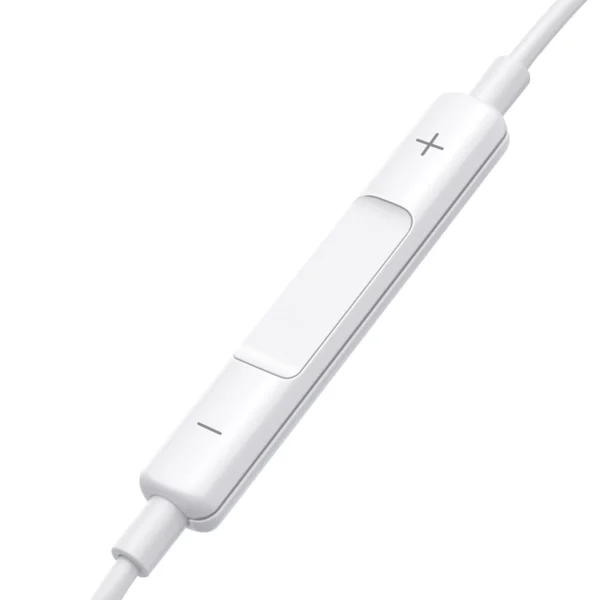 Joyroom JR-EW01 in-ear wired mini jack headphones with remote control - whiteeng