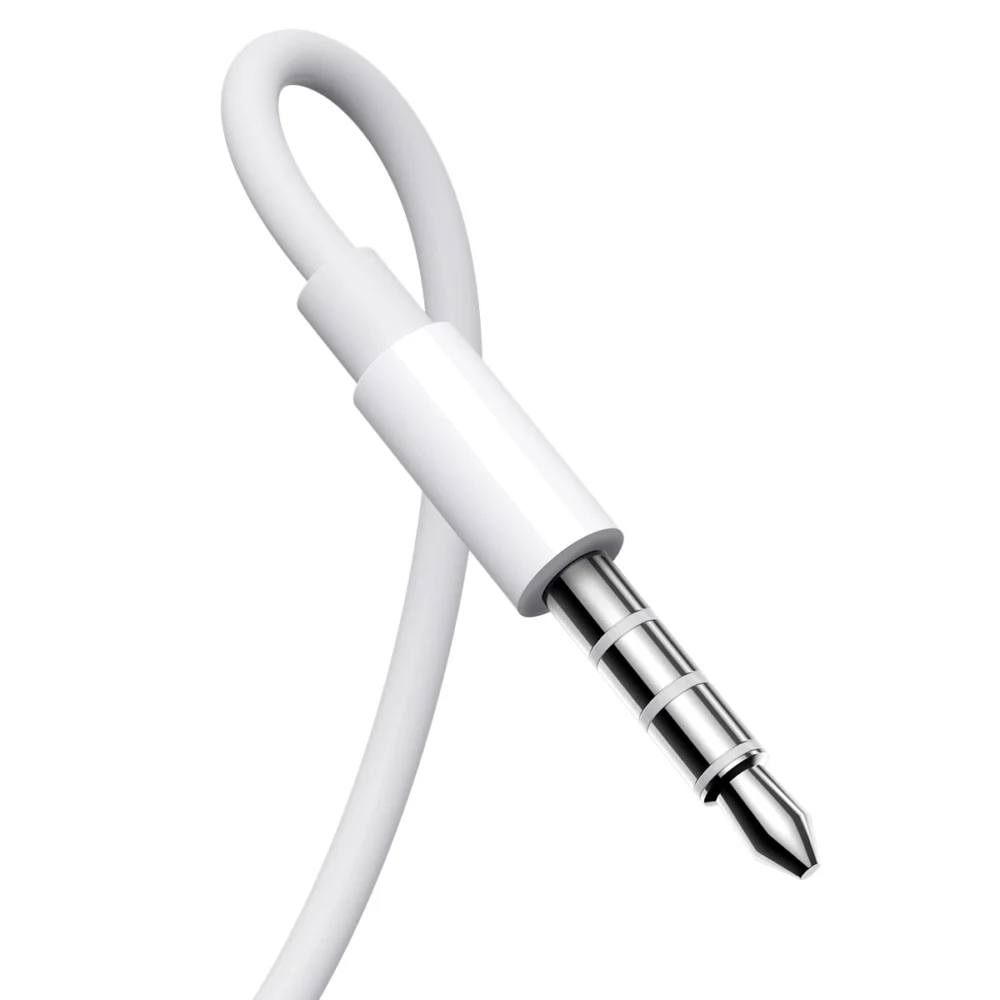 Joyroom JR-EW01 in-ear wired mini jack headphones with remote control - whiteeng