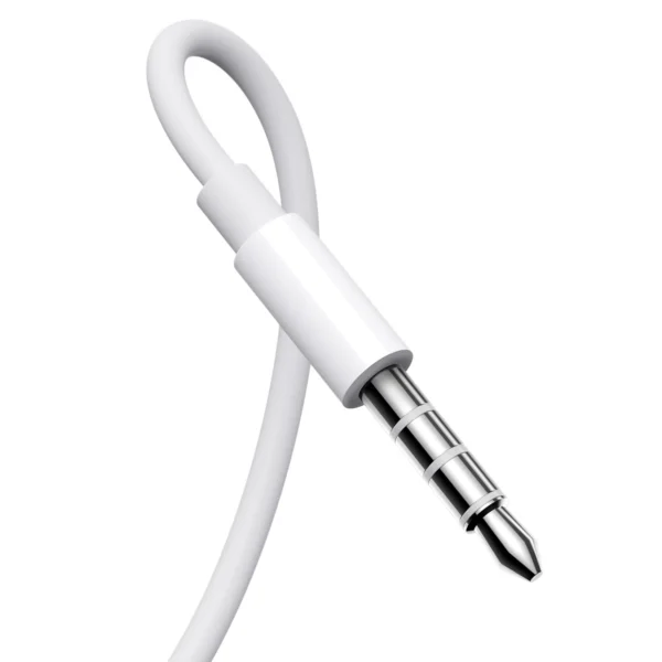 Joyroom JR-EW01 in-ear wired mini jack headphones with remote control - whiteeng