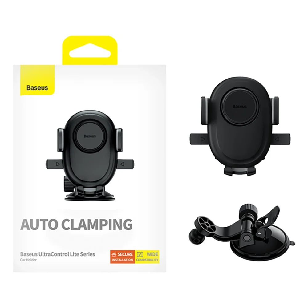 Baseus UltraControl Lite Series car phone holder - blackeng
