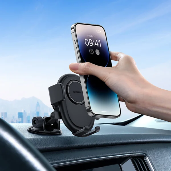 Baseus UltraControl Lite Series car phone holder - blackeng