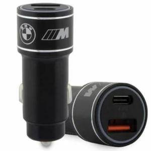 BMW charger BMCCMUSBCK PD-QC 3.0 20W Fast Charge black/black M Editioneng
