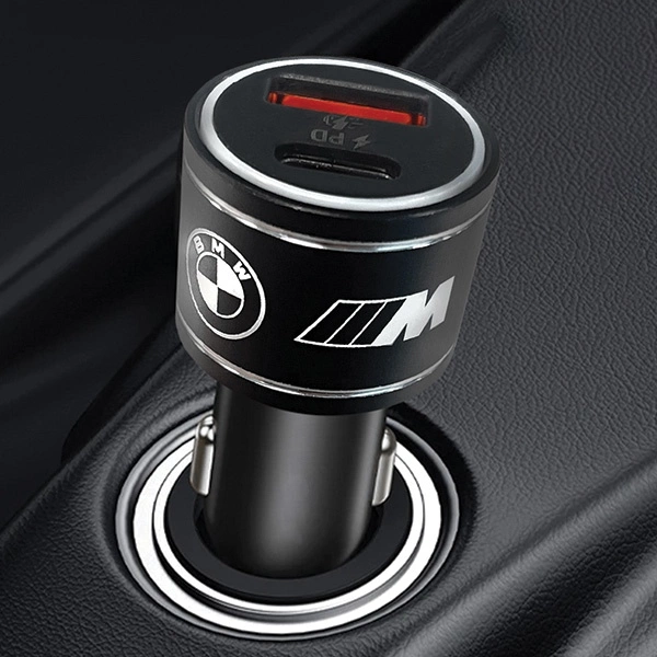 BMW charger BMCCMUSBCK PD-QC 3.0 20W Fast Charge black/black M Editioneng
