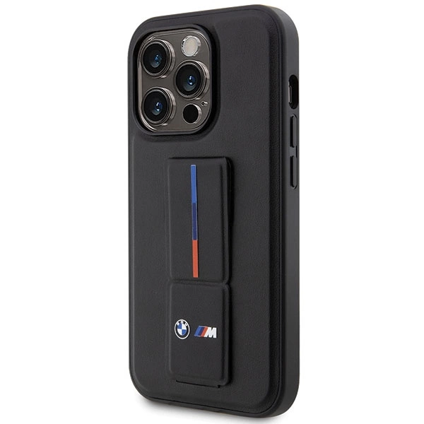 Case BMW BMHCP14L22GSLK iPhone 14 Pro 6.1" black/black hardcase Grip Hot Stampeng