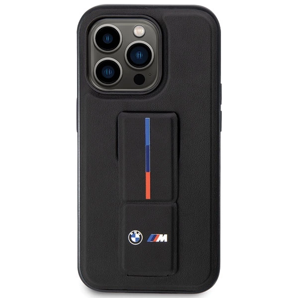 Case BMW BMHCP14L22GSLK iPhone 14 Pro 6.1" black/black hardcase Grip Hot Stampeng