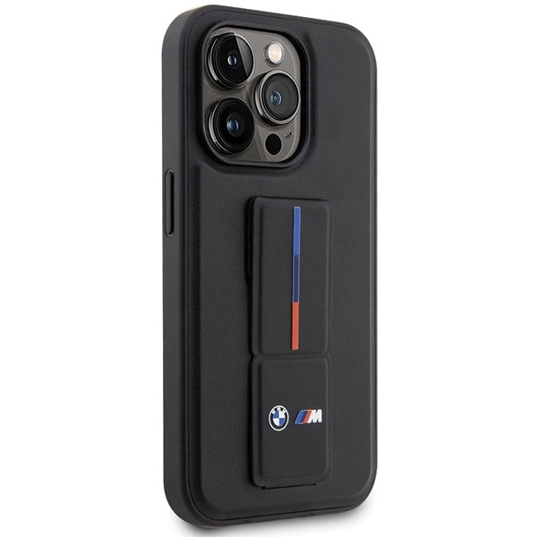 Case BMW BMHCP14L22GSLK iPhone 14 Pro 6.1" black/black hardcase Grip Hot Stampeng