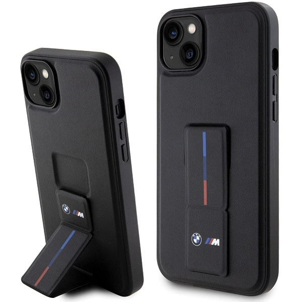 Case BMW BMHCP14S22GSLK iPhone 14 6.1" black/black hardcase Grip Hot Stampeng