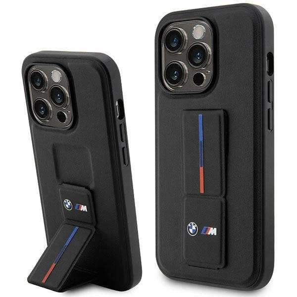Case BMW BMHCP14X22GSLK iPhone 14 Pro Max 6.7" black/black hardcase Grip Hot Stampeng