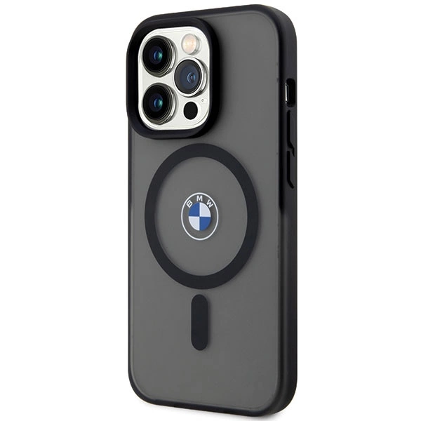 Case BMW BMHMP14LDSLK iPhone 14 Pro 6.1" black/black hardcase Signature MagSafeeng