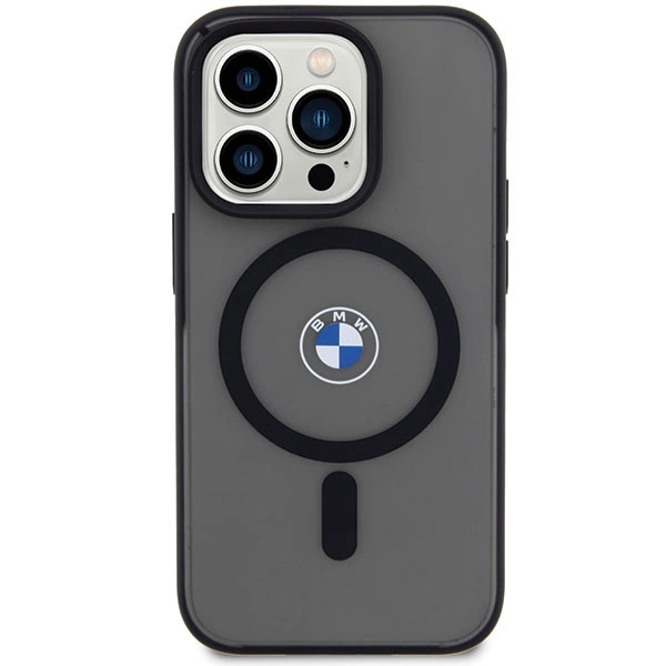 Case BMW BMHMP14LDSLK iPhone 14 Pro 6.1" black/black hardcase Signature MagSafeeng