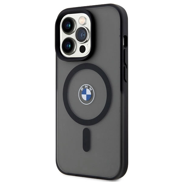 Case BMW BMHMP14XDSLK iPhone 14 Pro Max 6.7" black/black hardcase Signature MagSafeeng