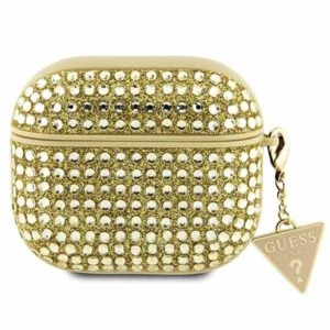 Guess GUA3HDGTPD AirPods 3 cover gold/gold Rhinestone Triangle Charmeng