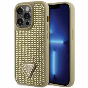 Guess GUHCP14LHDGTPD iPhone 14 Pro 6.1" gold/gold hardcase Rhinestone Triangleeng