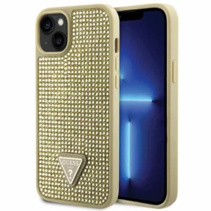 Guess GUHCP14SHDGTPD iPhone 14 6.1" gold/gold hardcase Rhinestone Triangleeng
