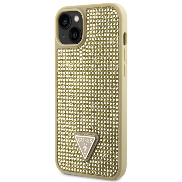 Guess GUHCP14SHDGTPD iPhone 14 6.1" gold/gold hardcase Rhinestone Triangleeng