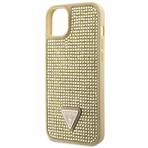 Guess GUHCP14SHDGTPD iPhone 14 6.1" gold/gold hardcase Rhinestone Triangleeng
