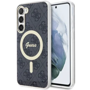 Guess GUHMS23MH4STK S23+ S916 black/black hardcase 4G MagSafeeng